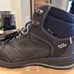 Hanwag TORSBY Lady GTX Women's Hiking Boot Shoes Asphalt - Mint Size 10 US NEW